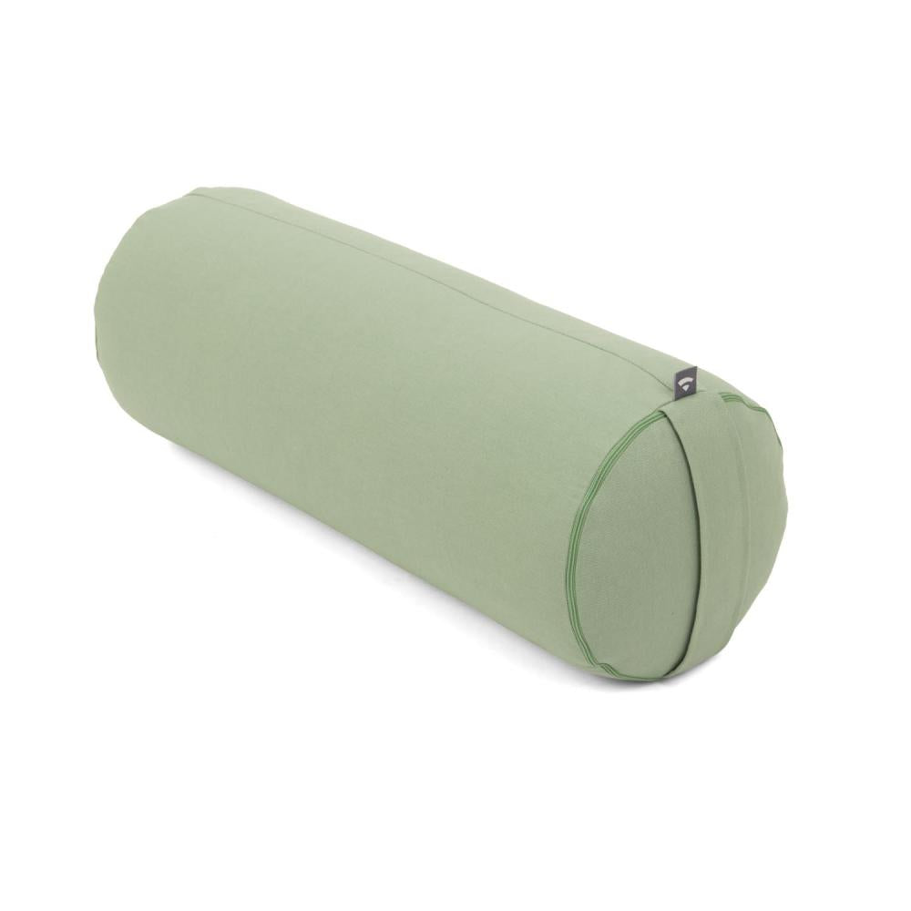 Στρογγυλό μαξιλάρι yoga Bodhi Bolster Basic σε ανοιχτό πράσινο