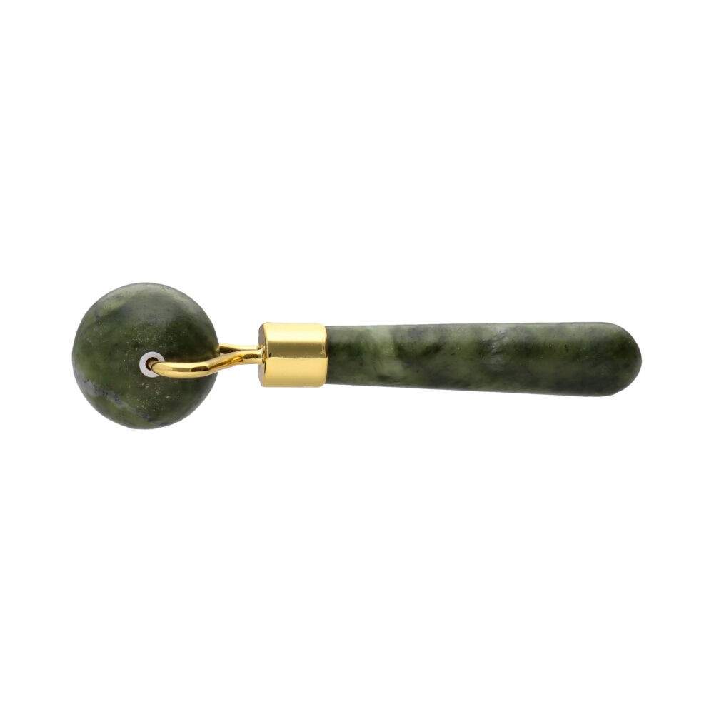 Jade Sphere Massage Roller - Νεφρίτης για μασάζ προσώπου με Σφαιρικό Ρολό Διαστάσεις: 10 εκ Βάρος: 45 γρ - mykarma.gr