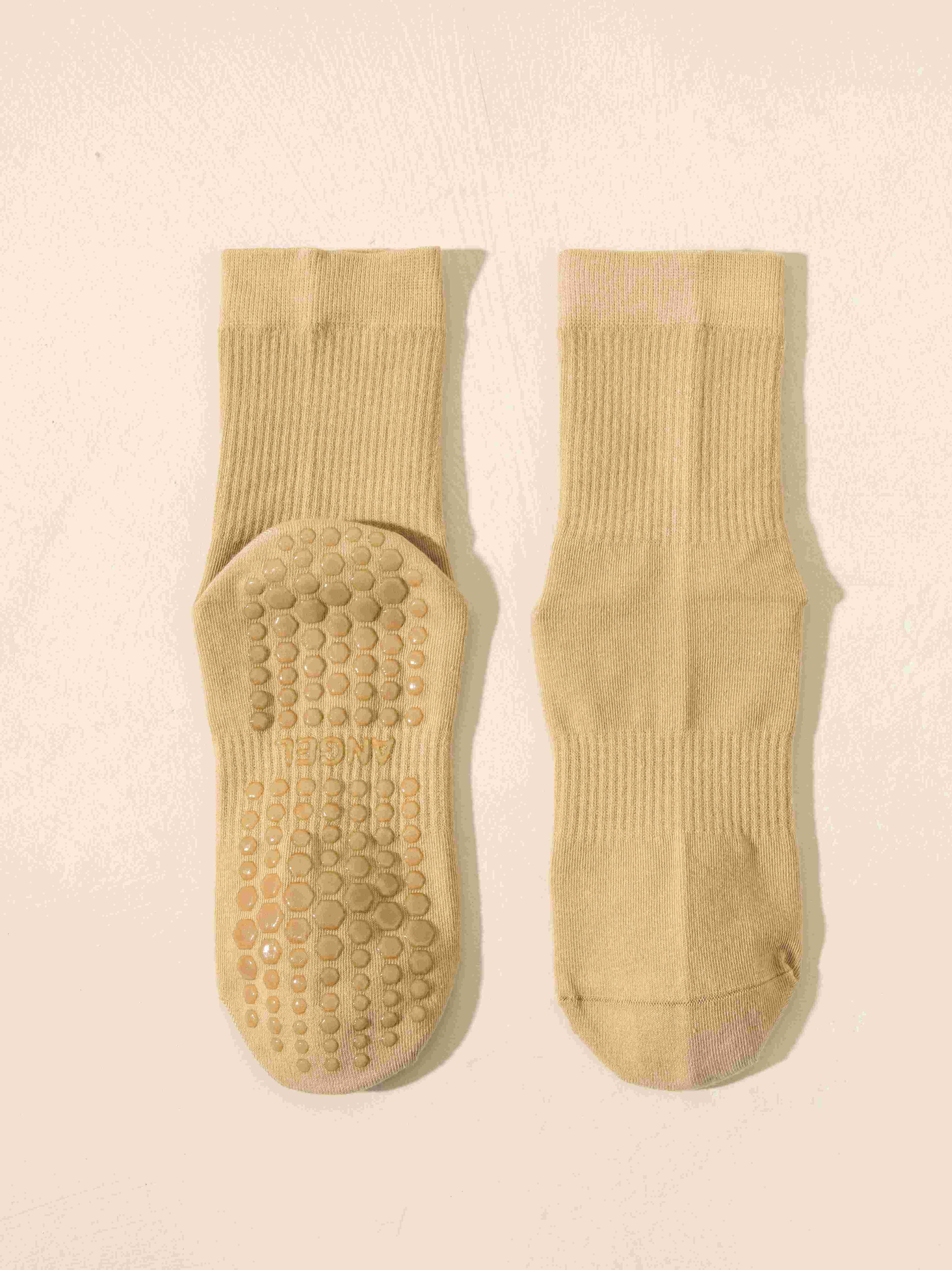 Αντιολισθητικές Κάλτσες - Non-Slip Socks Mid-Calf – Yoga & Pilates - ποικιλία χρωμάτων No 36-41 - mykarma.gr