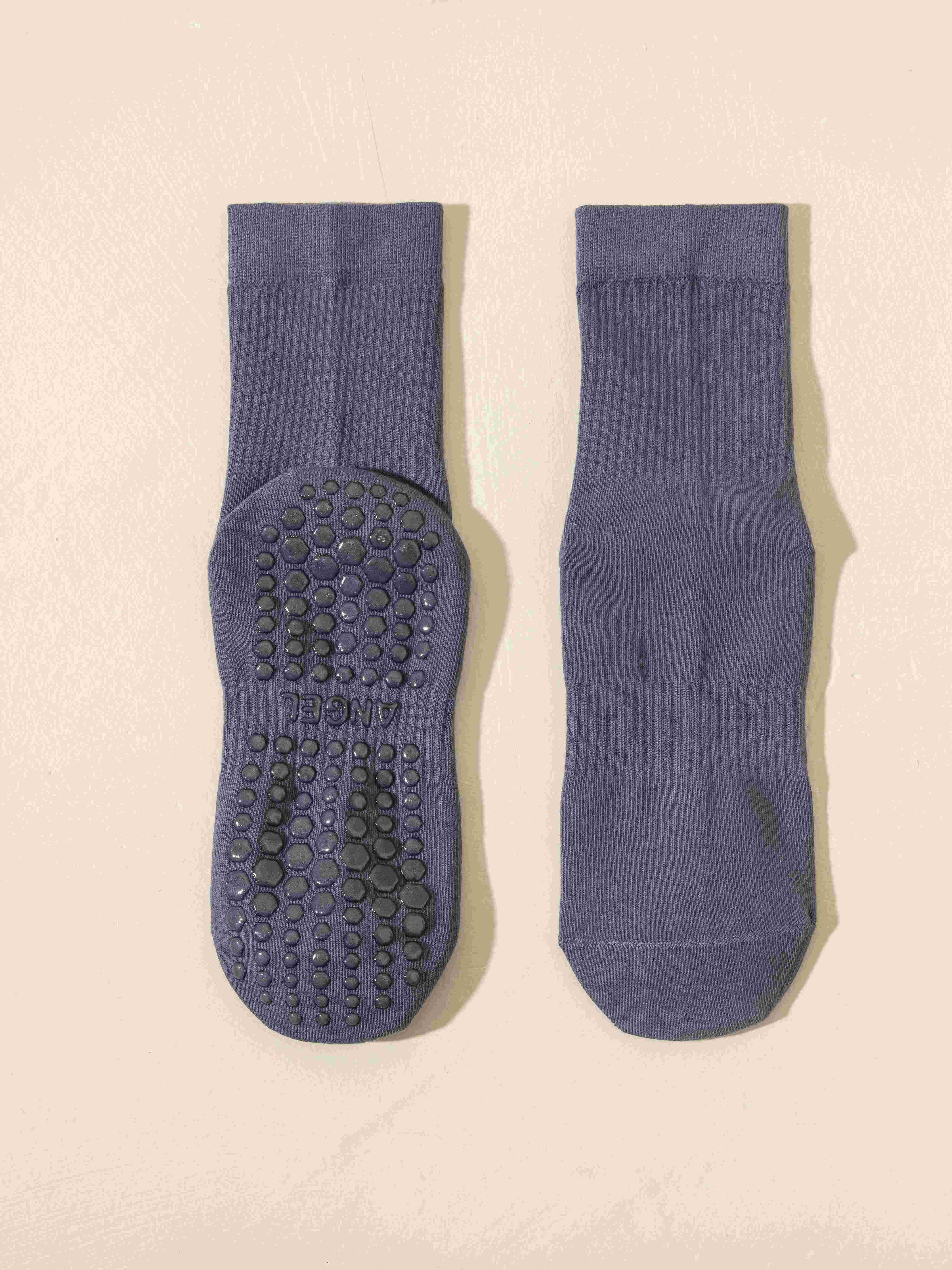 Αντιολισθητικές Κάλτσες - Non-Slip Socks Mid-Calf – Yoga & Pilates - ποικιλία χρωμάτων No 36-41
