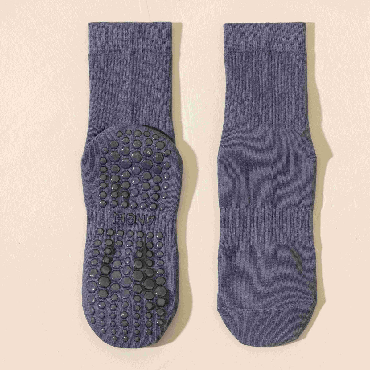 Αντιολισθητικές Κάλτσες - Non-Slip Socks Mid-Calf – Yoga & Pilates - ποικιλία χρωμάτων No 36-41 - mykarma.gr