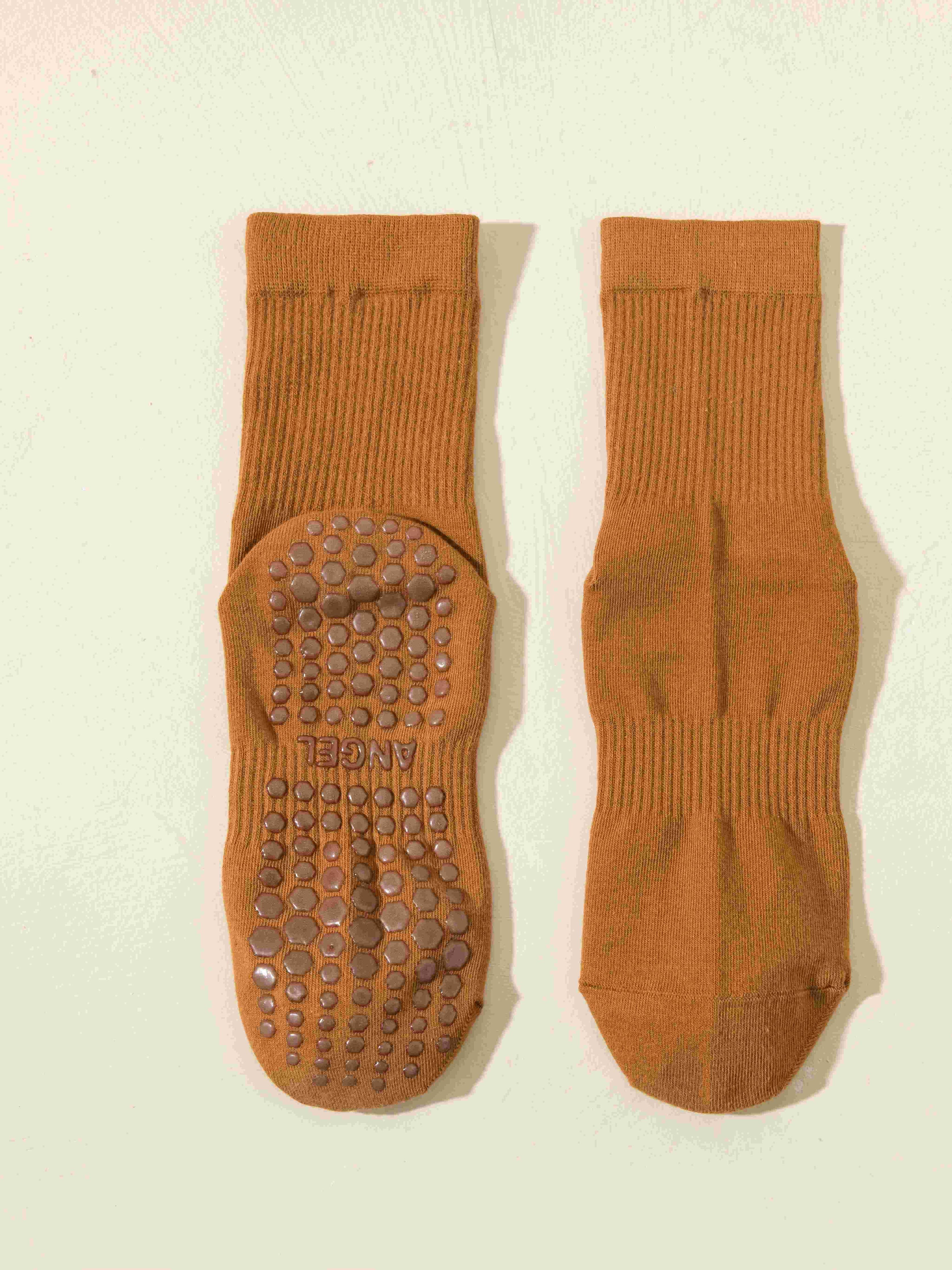 Αντιολισθητικές Κάλτσες - Non-Slip Socks Mid-Calf – Yoga & Pilates - ποικιλία χρωμάτων No 36-41