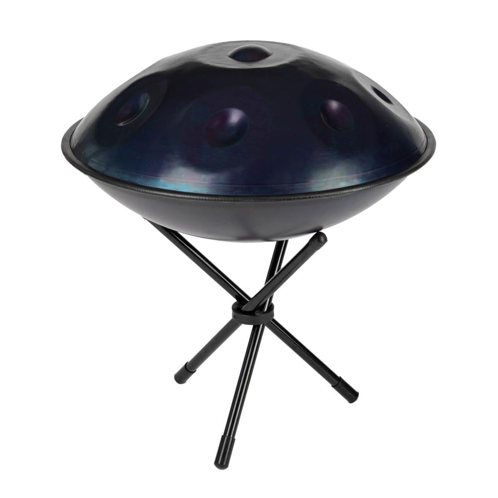 Handpan PRO στη βάση του, χωρίς το περιμετρικό προστατευτικό