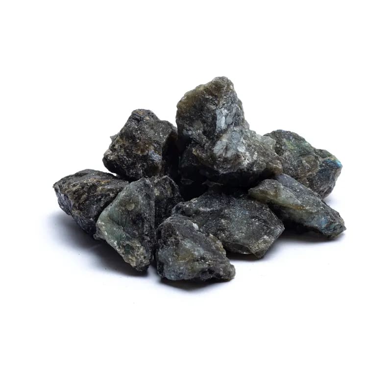 Φυσικό ορυκτό πέτρωμα - Λαμπραδορίτης (Labradorite) ακατέργαστες πέτρες Βάρος 500 gr - mykarma.gr