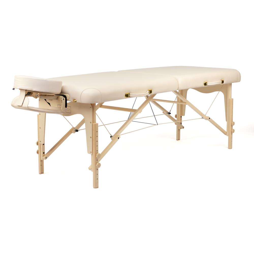 Φορητό κρεβάτι μασάζ WellTouch BALANCE II 71 cm σε μπεζ με προσκέφαλο