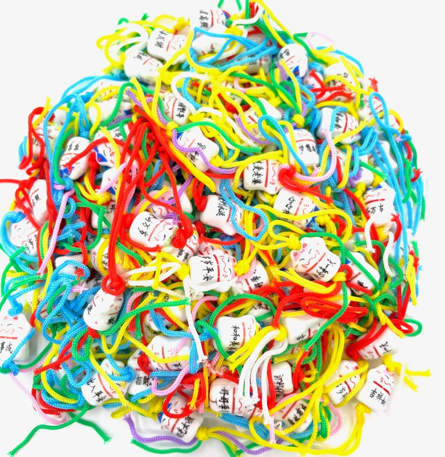 Φυλαχτό/Γούρι Lucky Cat Maneki από πορσελάνη (η συσκευασία περιέχει 1 τεμάχιο) - mykarma.gr