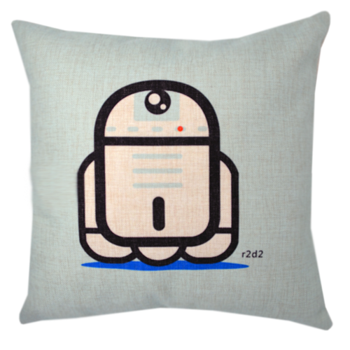 Μαξιλάροθήκη γαλάζια. Διαστάσεις 44 x 44cm. - mykarma.gr