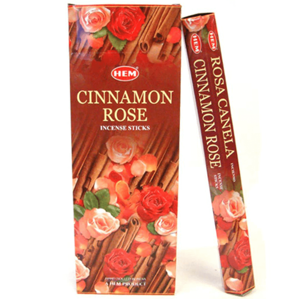 Ινδικό Αρωματικό Στικ - Κανέλλα/Τριαντάφυλλο (Cinnamon/Rose)   20 Στικ - mykarma.gr