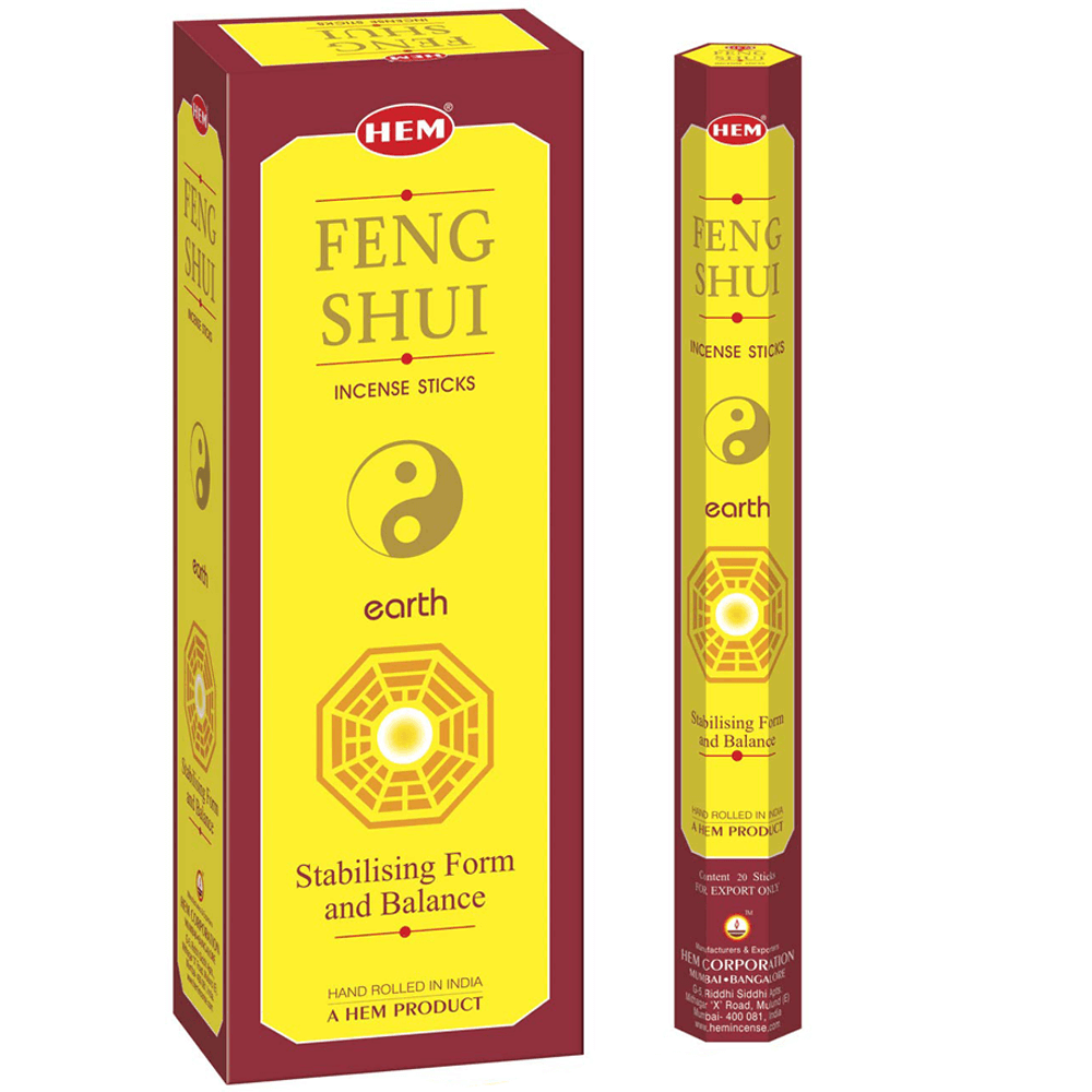 Ινδικό Αρωματικό Στικ - Feng Shui Στοιχείο Γη (Earth) 20 g - mykarma.gr