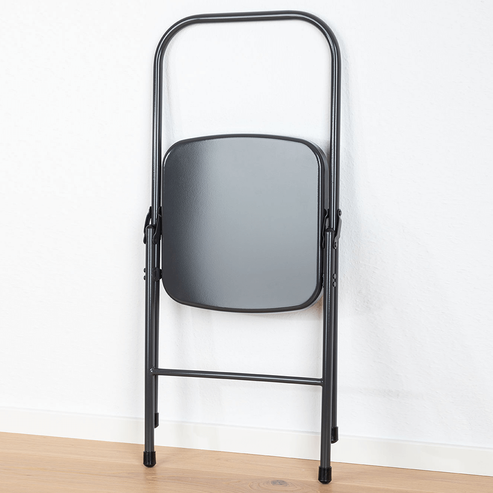 Πτυσσόμενη καρέκλα γιόγκα Iyengar - Αθρακί - mykarma.gr