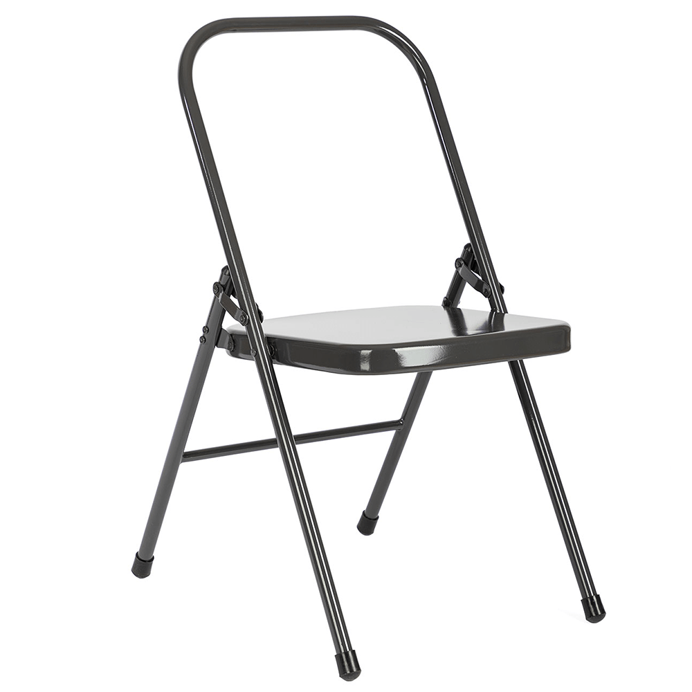 Πτυσσόμενη καρέκλα γιόγκα Iyengar - Αθρακί - mykarma.gr