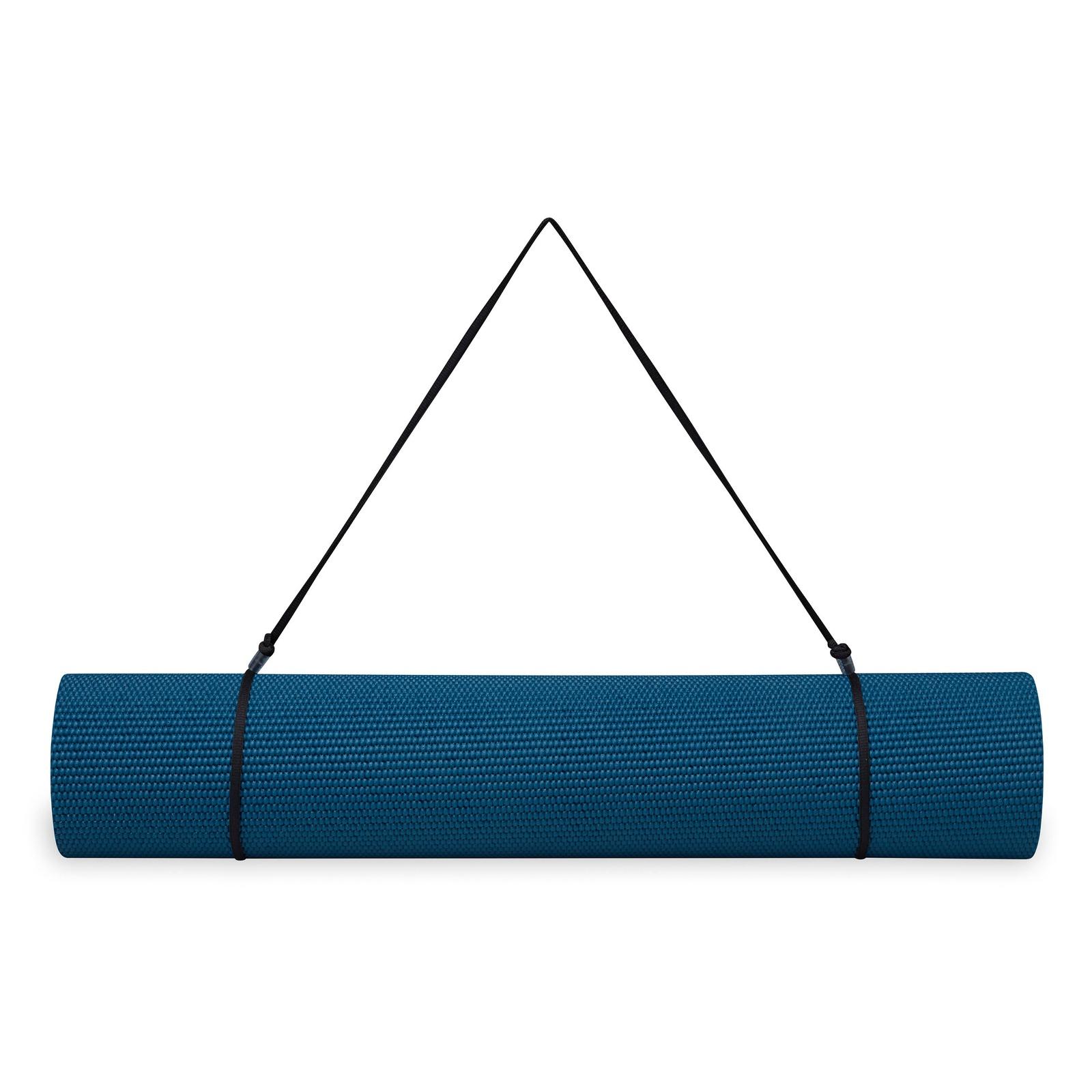 Gaiam Essentials Στρώμα Yoga Navy + Ιμάντας Μεταφοράς Δώρο. Διαστάσεις: Μήκος: 173 εκ Πλάτος: 61 εκ Πάχος: 6 mm - mykarma.gr