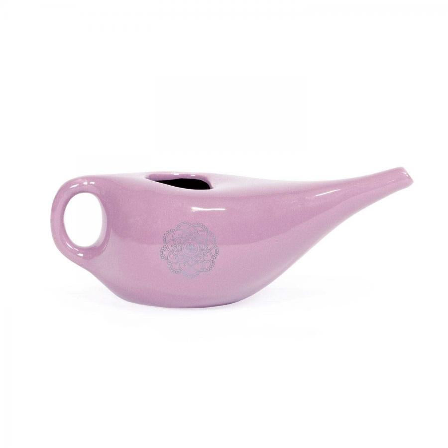 Κεραμικό Neti Pot “Mandala” - Ποικιλία χρωμάτων - 17,5 x 7 cm, 250ml - mykarma.gr