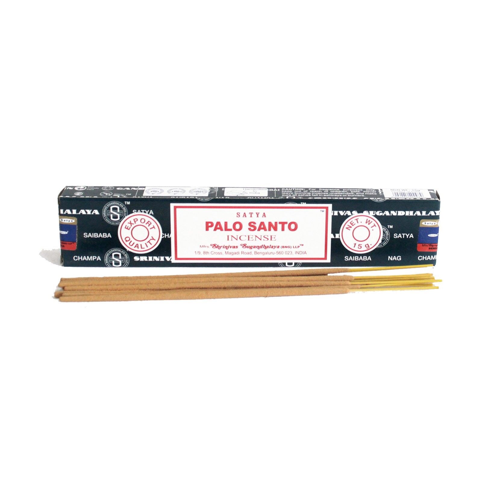 Αρωματικά Στικ Satya Palo Santo. Βάρος: 15 g - mykarma.gr
