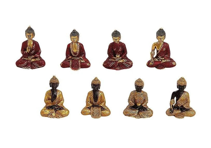 Mini αγαλματάκι του Βούδα - η συσκευασία περιέχει 1 τεμάχιο με τυχαία επιλογή.Διαστάσεις: Ύψος 6 cm - mykarma.gr