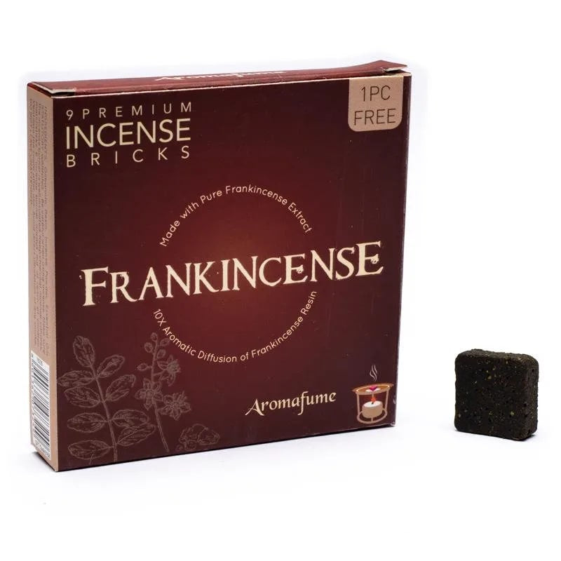 Αρωματικό Κάρβουνο Λιβάνι (Frankincense) για καυστήρα Aromafume 9 Θυμιάματα/Τούβλα.Βάρος: 40 g - mykarma.gr