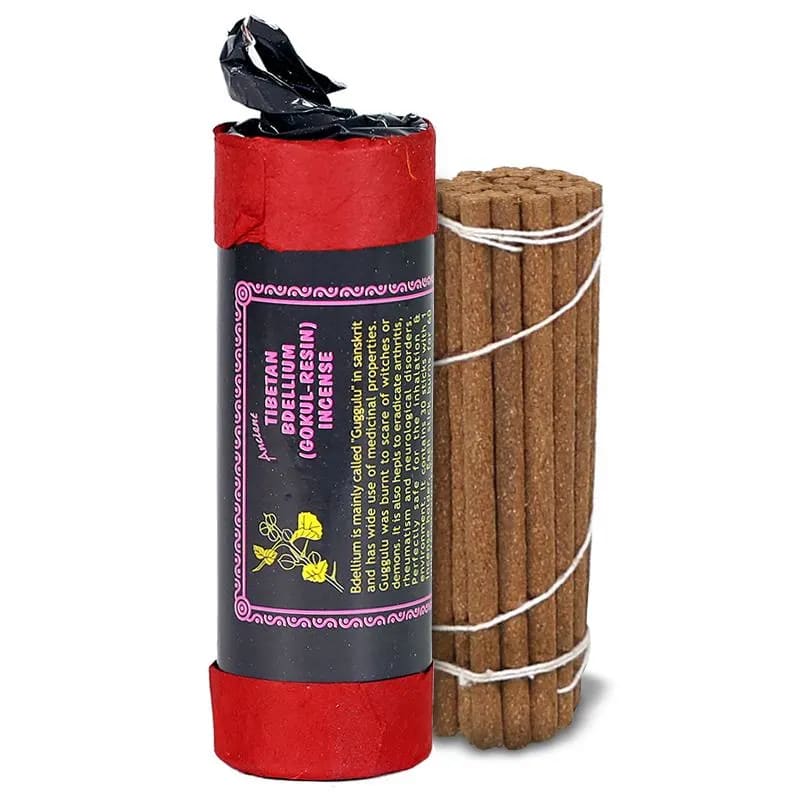Στικ Tibetan Gokul Resin (Bdellium) 30 Στικ & Βάση. Βάρος: 35 g. Χρόνος καύσης 60 λεπτά. - mykarma.gr