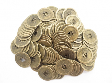 Feng Shui Coins-Αρχαίο Τυχερό Κινεζικό Νόμισμα Γούρι.Διαστάσεις: 2,5 x 2,5 cm.Η συσκευασία περιέχει 1 τεμ. - mykarma.gr