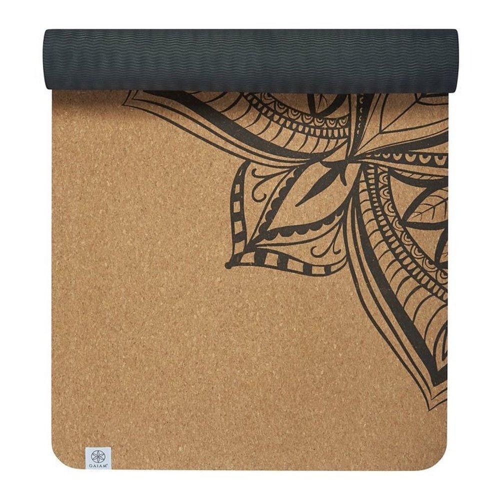 Gaiam -Printed Cork Mat Mandala | Φυσικό στρωμα απο Φελλό. Διαστασεις 173 cm x 61 cm x 5 mm. - mykarma.gr