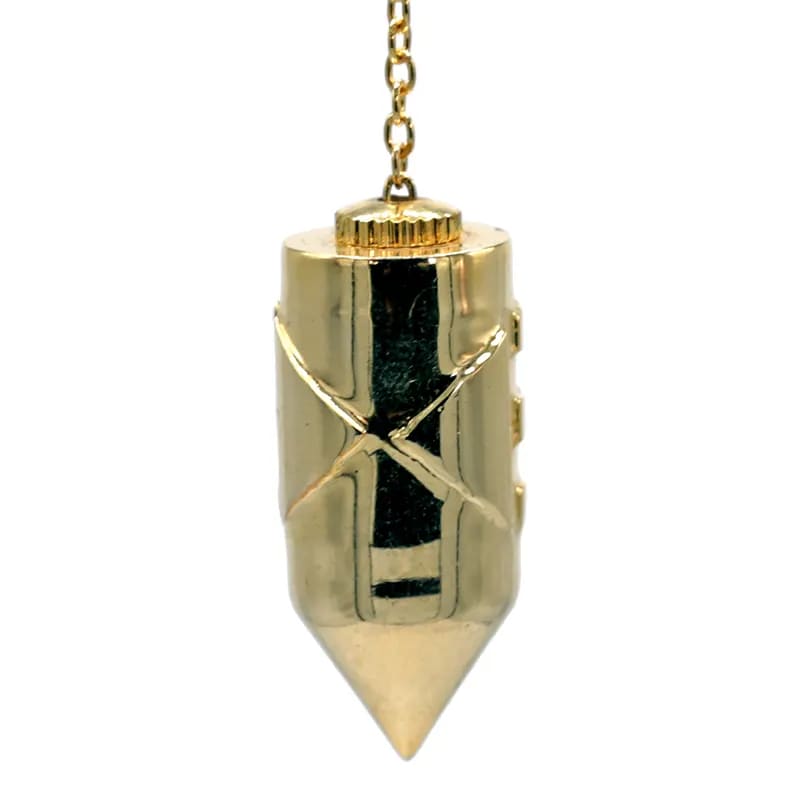 Εκκρεμές (Pendulum) Atlantis ορειχάλκινο επιχρωμιωμένο.Διαστάσεις: 4 cm Βάρος: 46 g - mykarma.gr