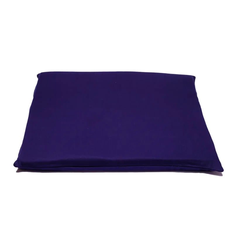 Meditation Mat Zabuton | Μαξιλάρι Διαλογισμού Zabuton 6o Chakra (γέμιση αφρολέξ) -Indigo.Διαστάσεις 65 x 65 x 5 cm - mykarma.gr