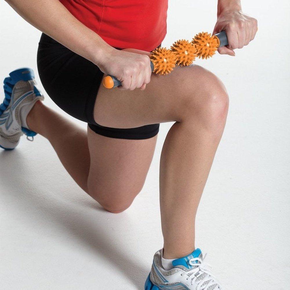 Gaiam RESTORE PRESSURE POINT MASSAGER- 3 Μπάλες Μασάζ με χειρολαβές.Συνολικό μήκος 40 εκ - mykarma.gr
