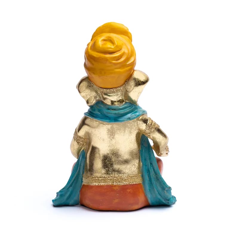 Άγαλμα Ganesh με Τύμπανο - Θεός της Τύχης. Διαστάσεις: 26 x 16 x 13 εκ Βάρος: 1400 γρ - mykarma.gr