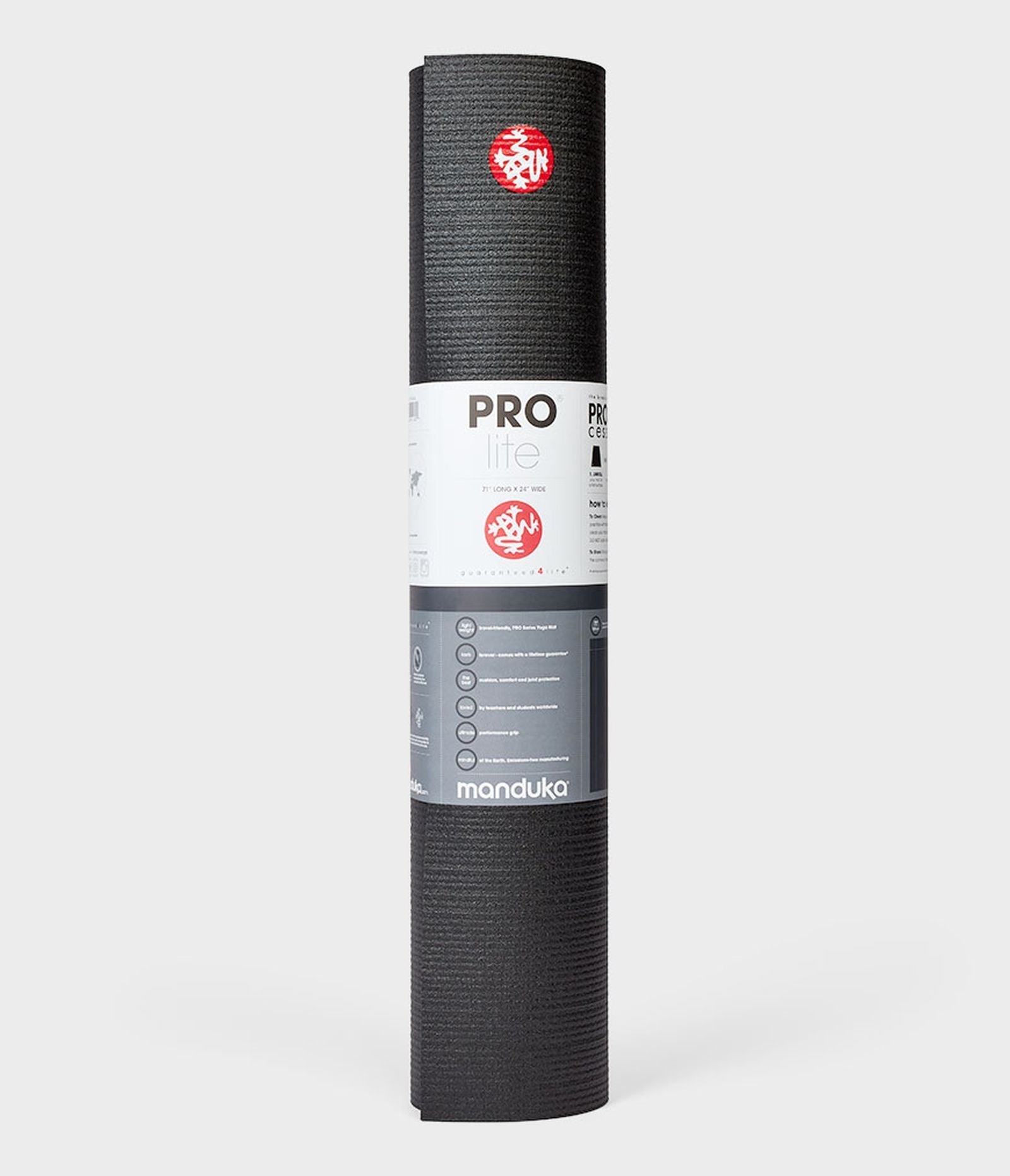 Στρώμα Yoga Manduka PROlite® Mat - Black 180cm x 61cm 4,7mm 1,9kg - mykarma.gr