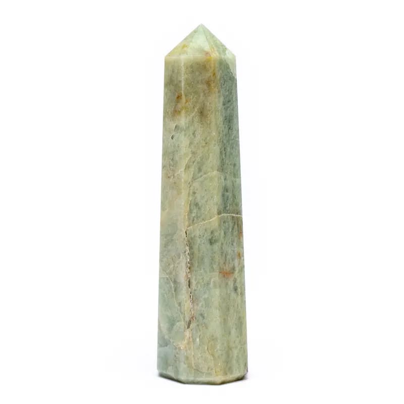 Φυσικό ορυκτό πέτρωμα-Οβελίσκος (Obelisk) Ακουαμαρίνα (Aquamarine).Διαστάσεις: 8 x 2 cm - mykarma.gr