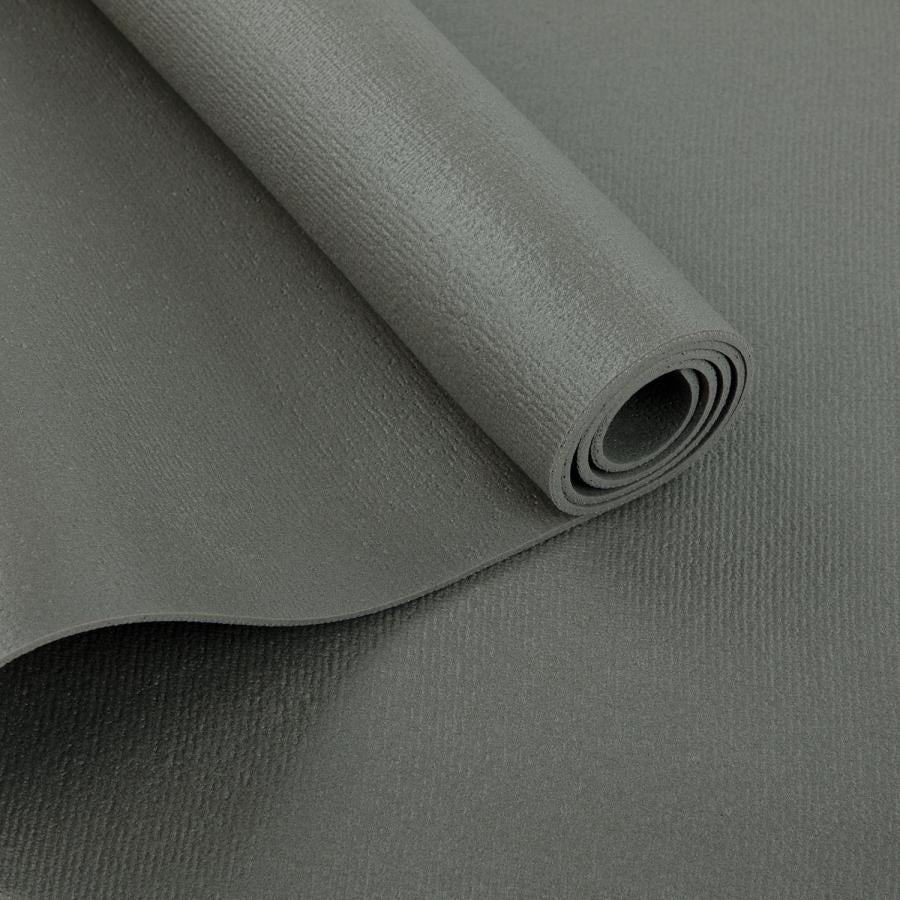 Bodhi στρώμα γιόγκα Premium Rishikesh PVC με δύο ελαστικούς ιμάντες- taupe 183 x 60 cm, 4.5 mm - mykarma.gr