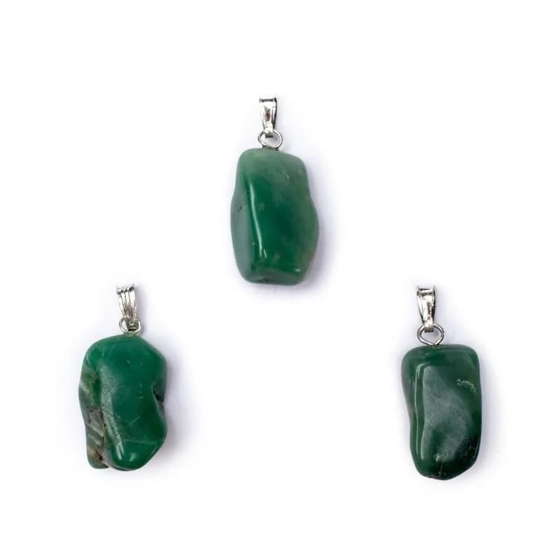 Κρεμαστό Μενταγιόν από Νεφρίτη (Jade).Διαστάσεις: 2 εκ.(Η συσκευασία περιέχει 1 τεμάχιο) - mykarma.gr