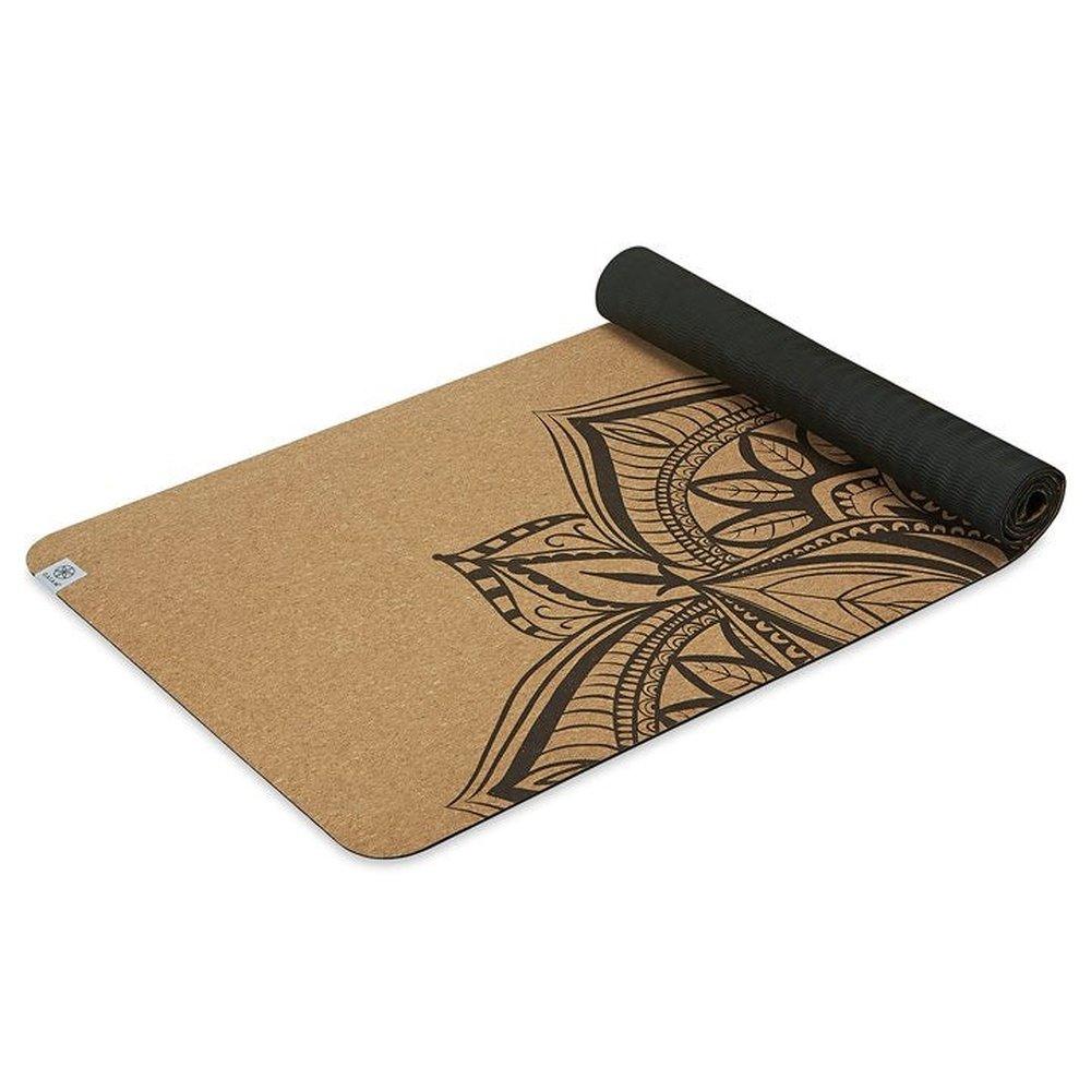 Gaiam -Printed Cork Mat Mandala | Φυσικό στρωμα απο Φελλό. Διαστασεις 173 cm x 61 cm x 5 mm. - mykarma.gr