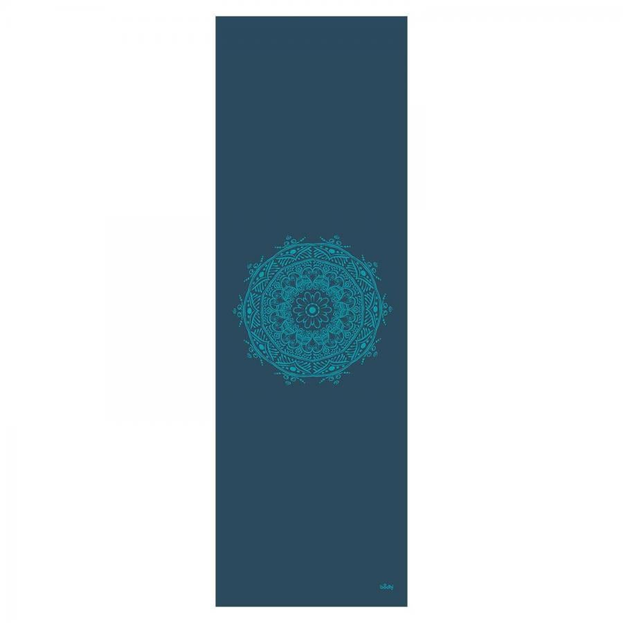 Bodhi στρώμα γιόγκα Leela με Mandala - petrol turquoise 183 x 60 cm, 4.5 mm - mykarma.gr
