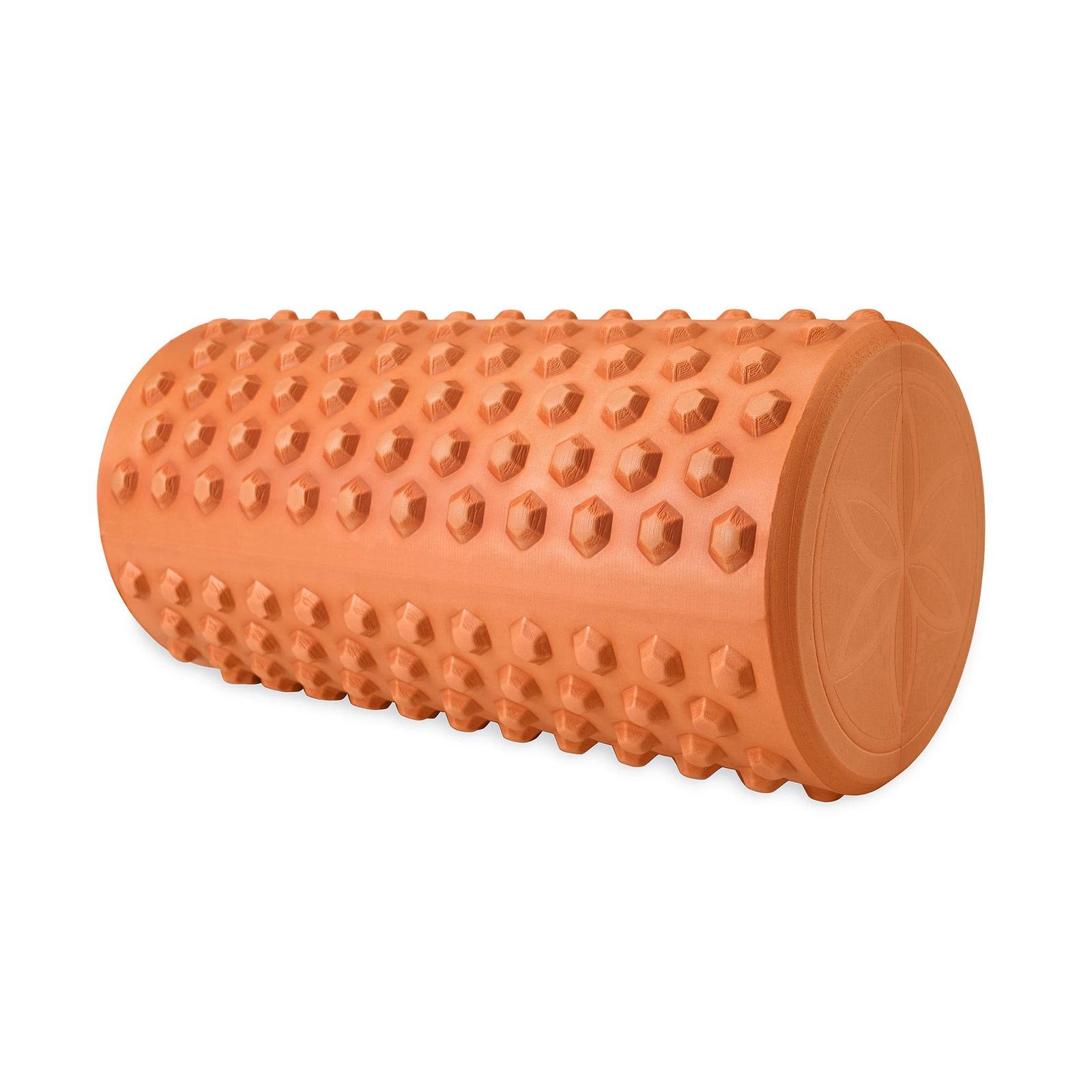 Gaiam Block - Textured Foam Roller Kit - κύλινδρος αφρού για Pilates & μυϊκη θεραπεία -πορτοκαλί 31 x 15 cm - mykarma.gr
