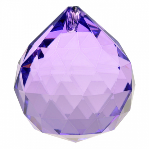 Κρύσταλλοι Feng Shui Crystal σφαίρα βιολετί ποιότητας AAA.Διαστάσεις: 4 εκ - mykarma.gr