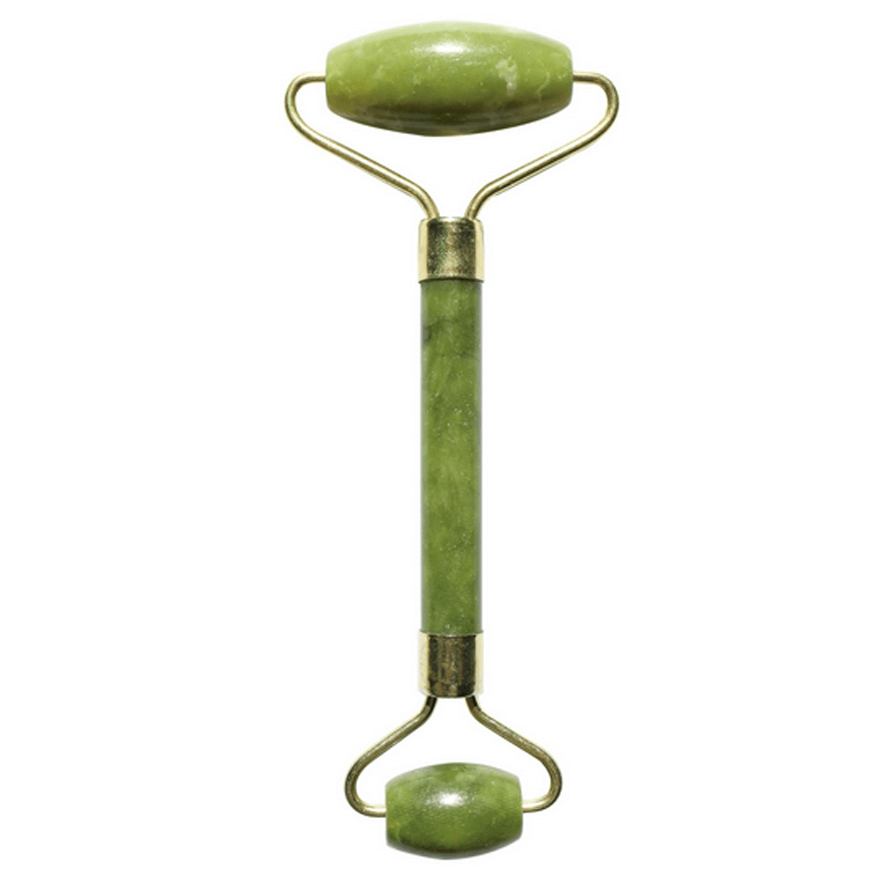 Jade Massage Roller - Νεφρίτης κύλινδροι για μασάζ προσώπου. Διαστάσεις: 14 εκ.Βάρος: 70 γρ - mykarma.gr
