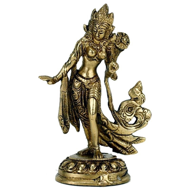 Αγαλμα Πράσινη Τάρα-Green Tara εν χορό Διαστάσεις: 13 εκ - mykarma.gr