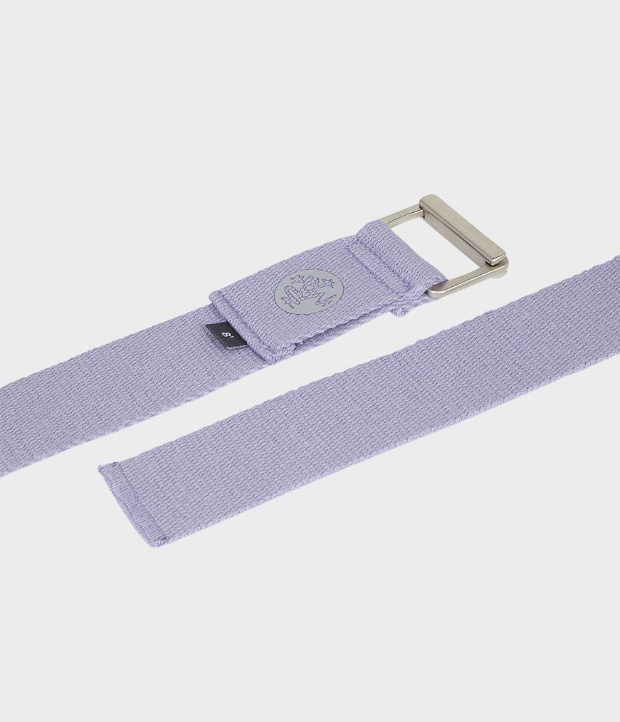 Manduka Ιμάντας - AligN Yoga Strap - Lavender 244cm x 4,5cm - mykarma.gr