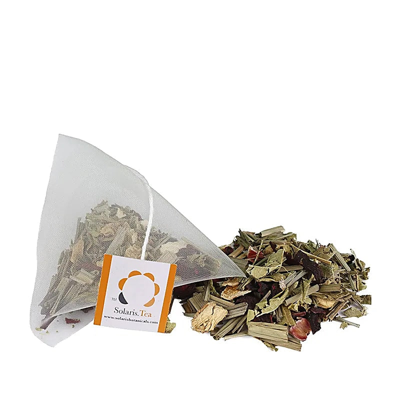 Solaris Vegan Οργανικό Τσάι Throat 5o Chakra “I Speak”- χωρίς καφεΐνη - περιέχει λεμονόχορτο, ιβίσκο & τζίντζερ 15 φακελάκια x 2 g - mykarma.gr