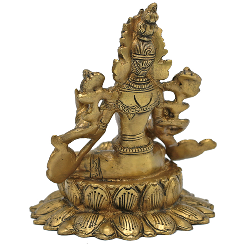 Green Tara - Πράσινη Τάρα. Μέγεθος: 15,5cm Βάρος: 1500 γρ. Υλικό:Ορείχαλκος - mykarma.gr