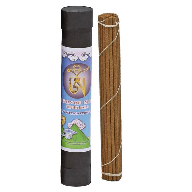 Tibetan OHM 'Mahakala' Στικ -“Protection from Evil” σε πολυτελή περίβλημα.Βάρος: 35 g 30 Στικ.Χρόνος καύσης για κάθε Στικ 45 λ - mykarma.gr