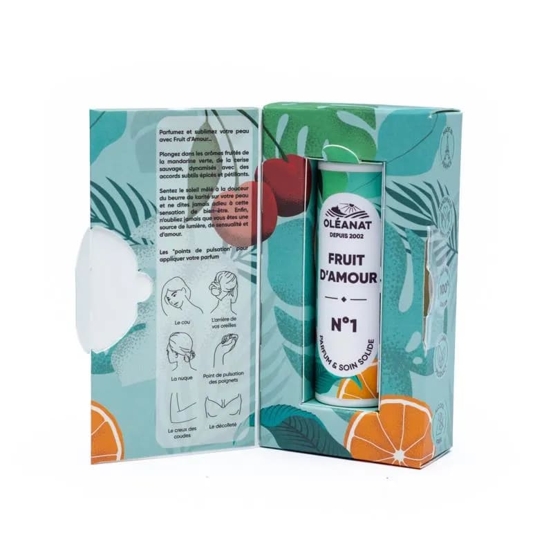 Φυσικά Αρώματα- Oleanat Στερεό Άρωμα N°1 Fruit d'Amour Οργανικό. Βάρος: 4,5 g - mykarma.gr