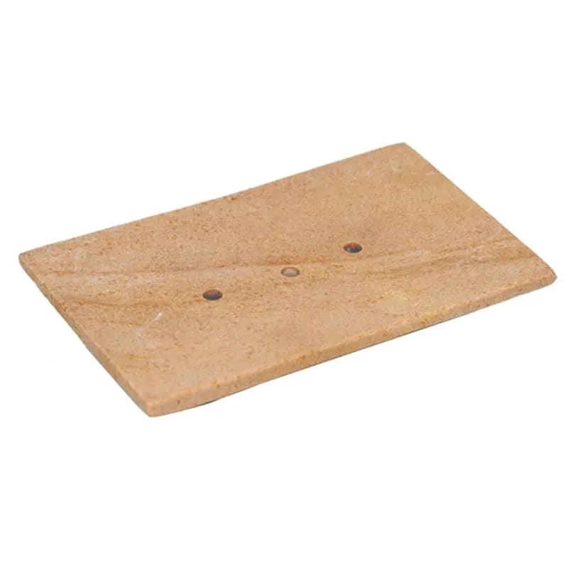 Βάση για σαπούνι από sandstone. Διαστάσεις: 14 x 9 x 2 cm - mykarma.gr