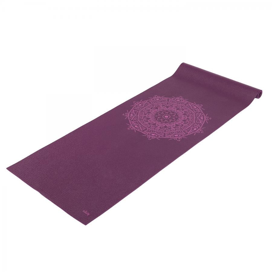 Bodhi στρώμα γιόγκα Leela με Mandala - aubergine 183 x 60 cm, 4.5 mm - mykarma.gr