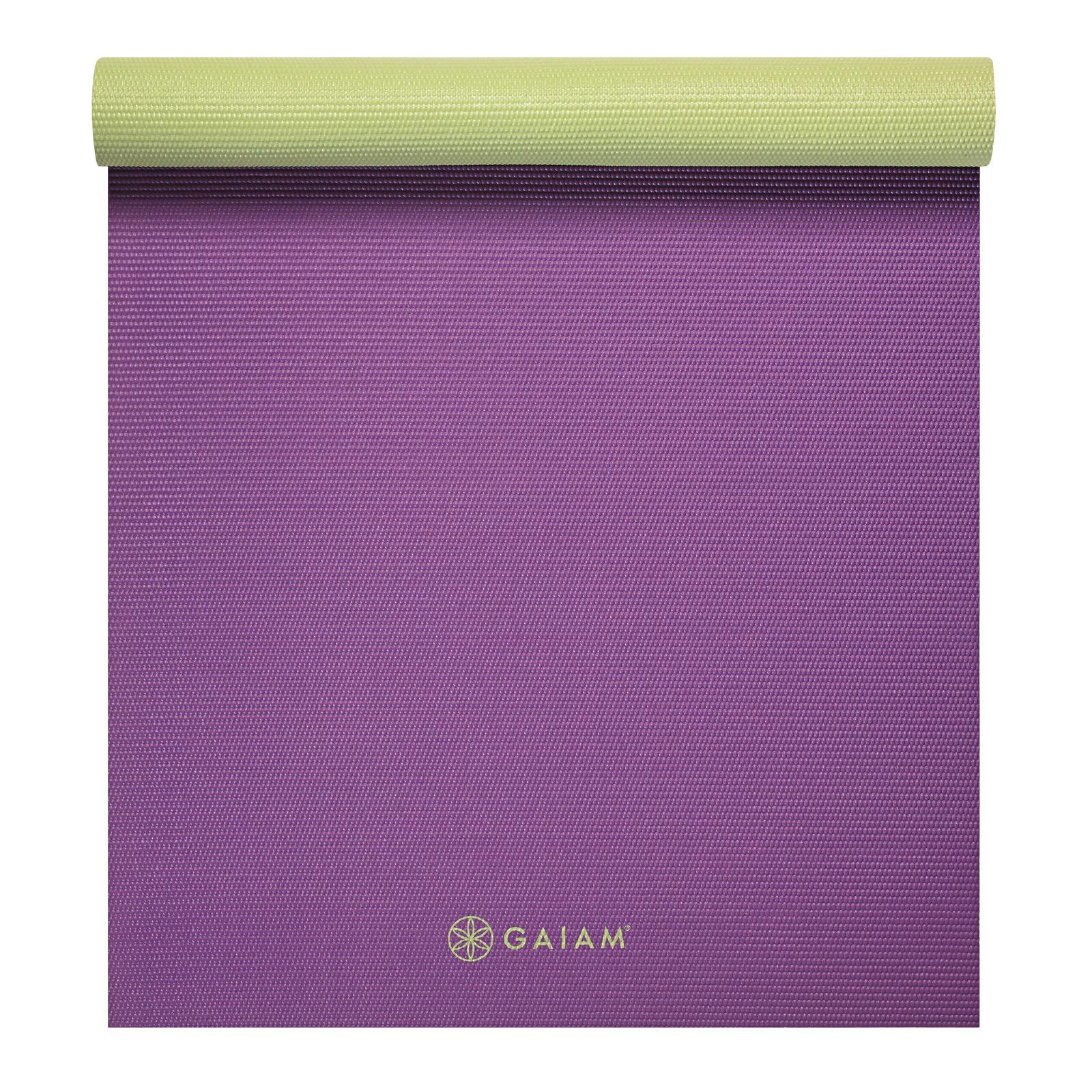 Gaiam Στρωμα Yoga Grape Cluster - 2 χρώματα στο ίδιο στρώμα(2 όψεις) Διαστάσεις: Μήκος: 173 εκ Πλάτος: 61 εκ Πάχος: 4 mm - mykarma.gr