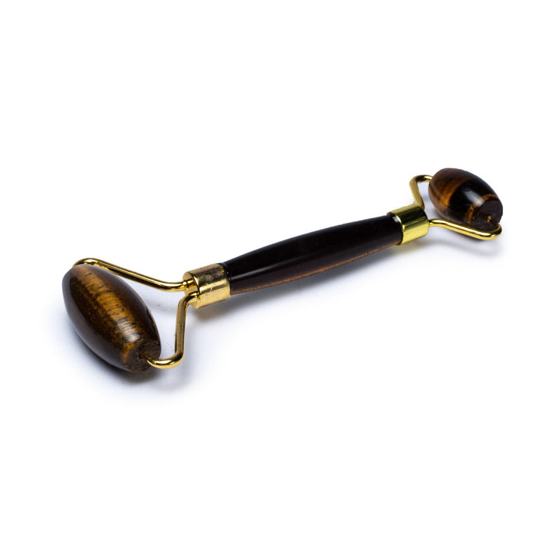 Tiger Eye Massage Roller - Μάτι Τίγρης κύλινδροι για μασάζ προσώπου. Διαστάσεις: 14 εκ.Βάρος: 70 γρ - mykarma.gr