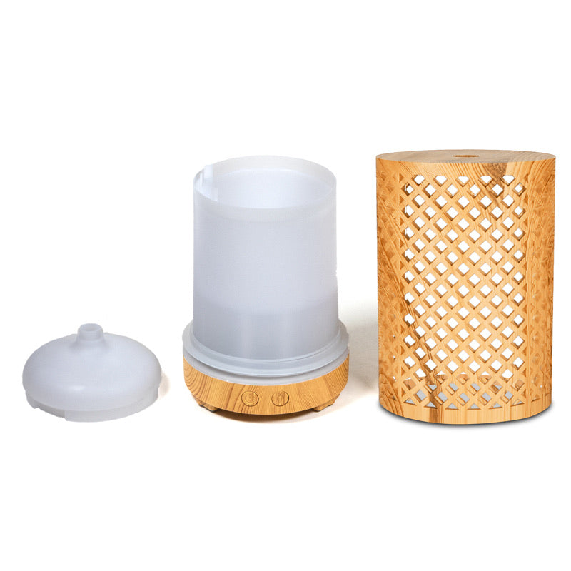 Ultrasonic aroma diffuser “Zen Breeze”-Ηλεκτρικός διαχυτής αρώματος για Αιθέριο έλαιο . Περιεκτικότητα 200ml Μέγεθος:9,3x15,7cm - mykarma.gr