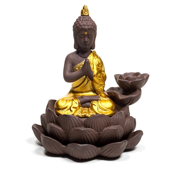 Κεραμικός Καυστήρας Buddha για κώνους αναστροφής ροής BackFlow.Βάρος: 300 γρ.Διαστάσεις:12 x 10 x 9 cm. - mykarma.gr