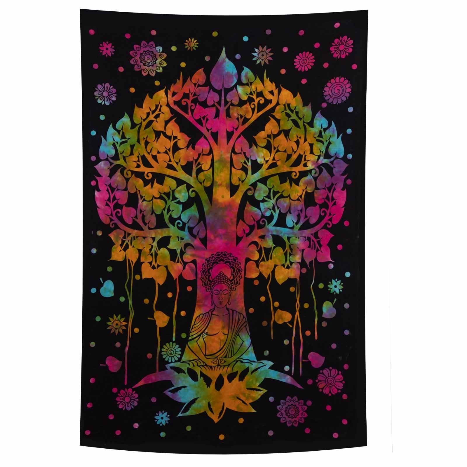 Κρεμαστά τοίχου-Κουβέρτα - Bodhi Tree .Υλικο:βαμβάκι.Διαστάσεις: 200 × 130 cm - mykarma.gr