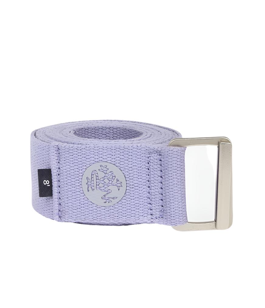 Manduka Ιμάντας - AligN Yoga Strap - Lavender 244cm x 4,5cm - mykarma.gr
